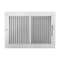 Tru Aire 8 in. H X 12 in. W 2-Way Powder Coat White Steel Wall/Ceiling Register C102M 12X08 - alternate 1